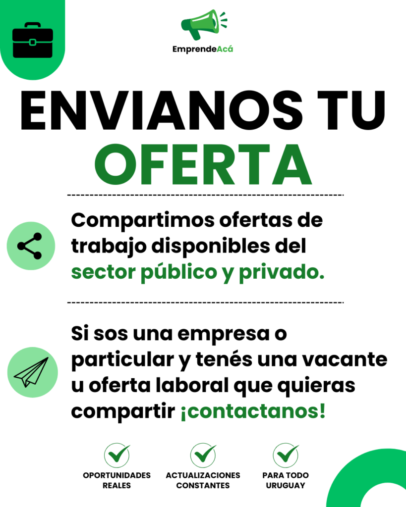 ENVIANOS TU OFERTA LABORAL