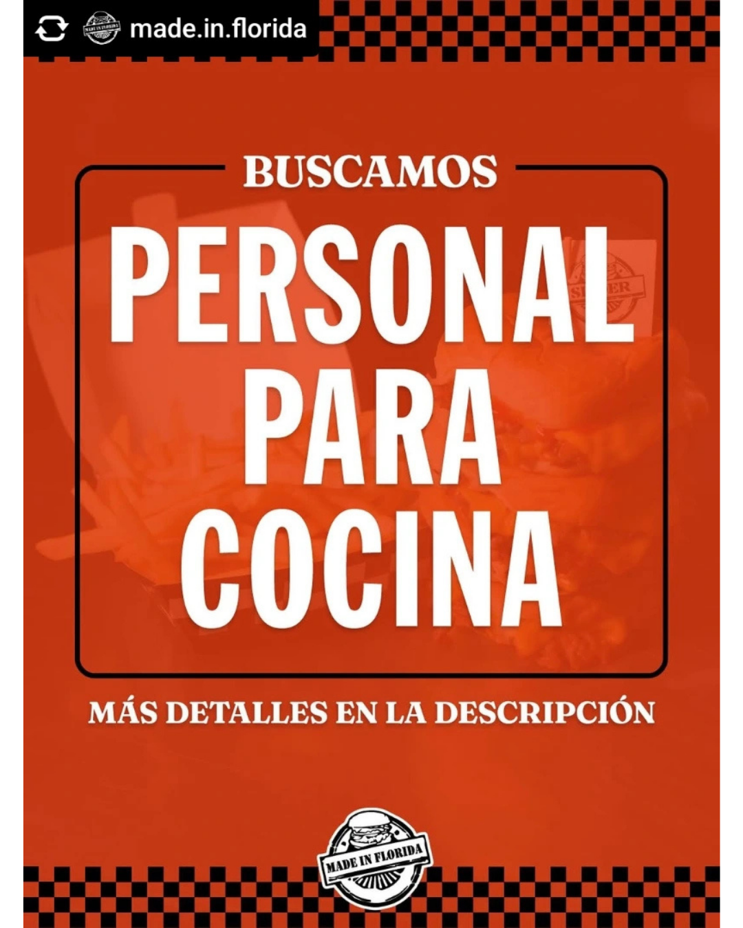 Buscamos personal para cocina