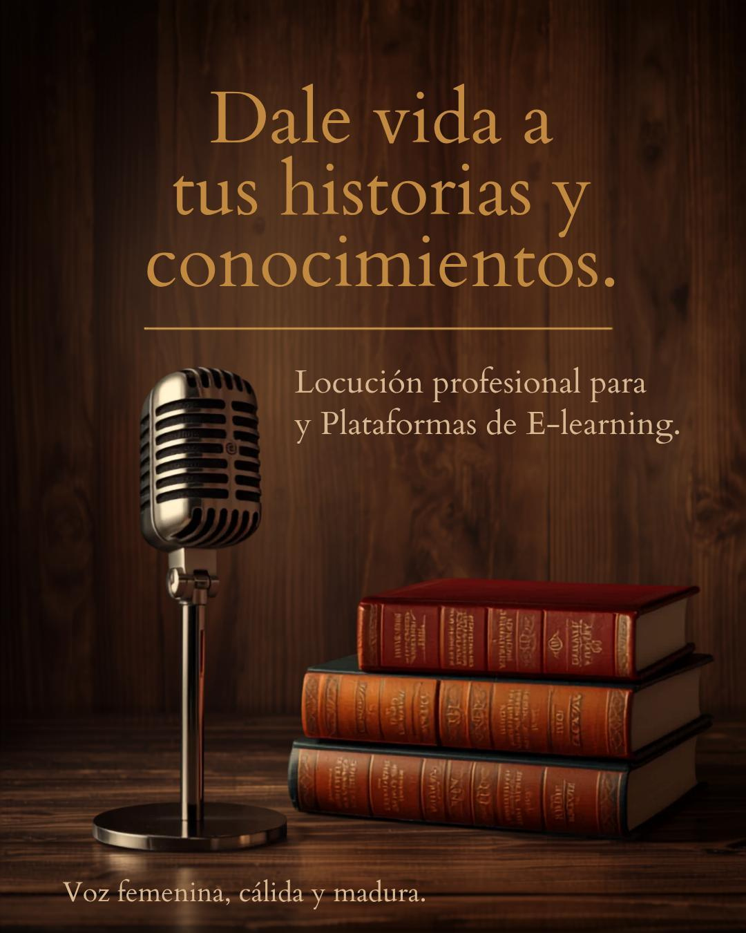 LOCUCIÓN PROFESIONAL AUDIOLIBROS